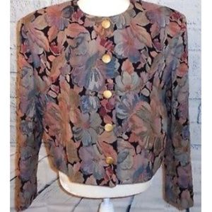 Jos-A-Bank-Women's Button Front Floral Dress Top